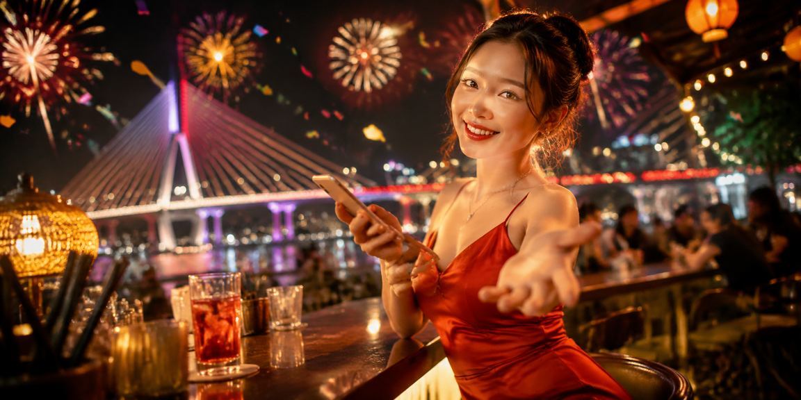 Người dùng truy cập casino trực tuyến trên điện thoại tại chợ đêm Cần Thơ