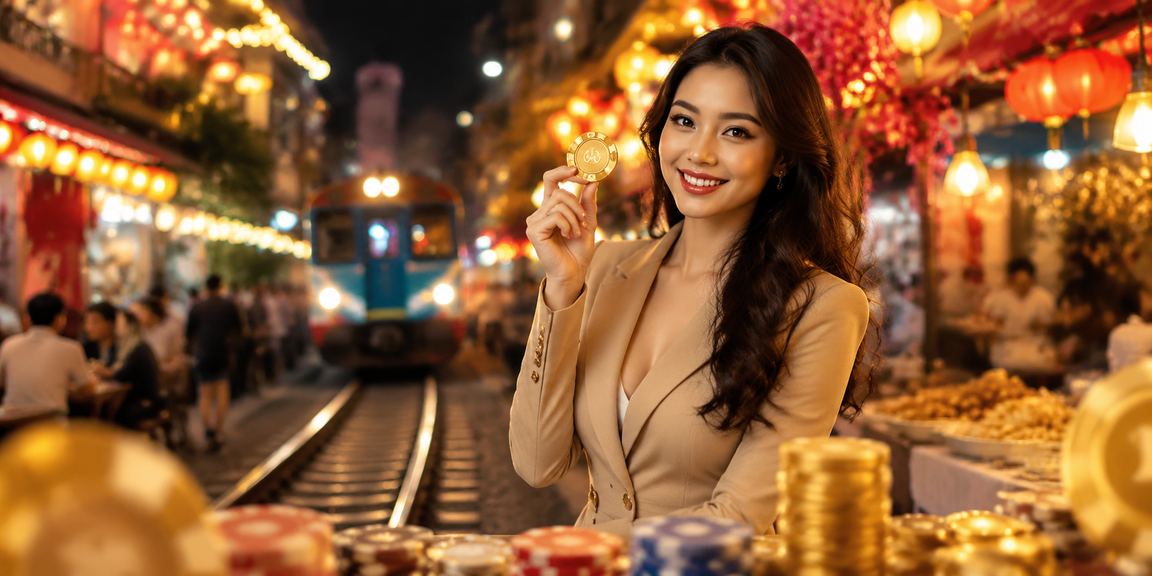 Người dùng trải nghiệm cá cược trực tuyến tại chợ đêm Hà Nội trên điện thoại Android